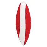 Willowleaf Spinner Blade Sz 5 RED WITH WHITE STRIPE