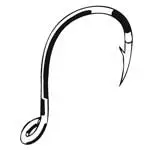 Eagle Claw-6-L2 Bronze Steelhead / Salmon / Walleye Rig Hook