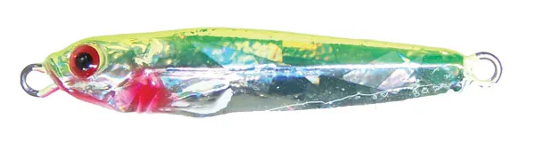 Jig'n Minnow painted 1/4 oz. Chartreuse Shad - Hagen's Fishing Components